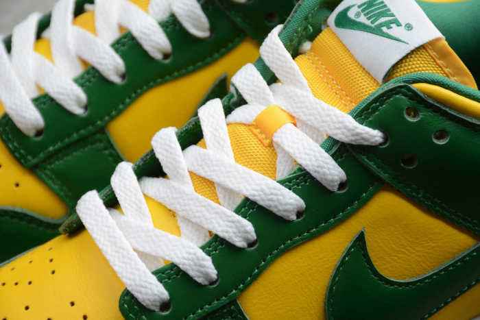 SB Dunk Low SP “Brazil” Yellow Green CU1727-700
