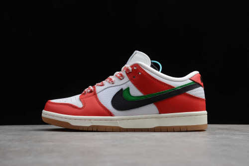 Frame Skate x SB Dunk Low “Habibi” White Red Black CT25