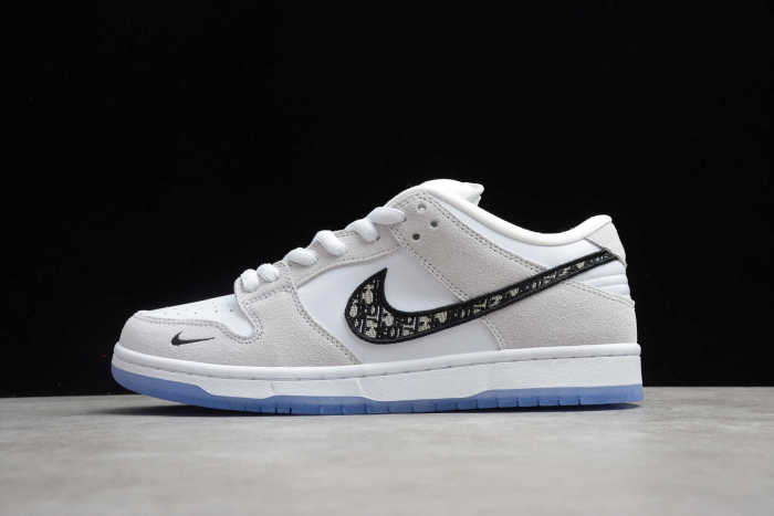 SB Dunk Dior Wolf Grey White BQ6817-002