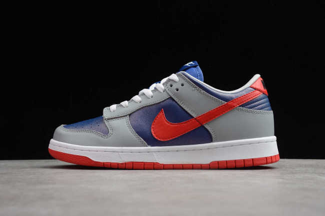 SB Dunk “Samba” Grey Blue Red CZ2667-400