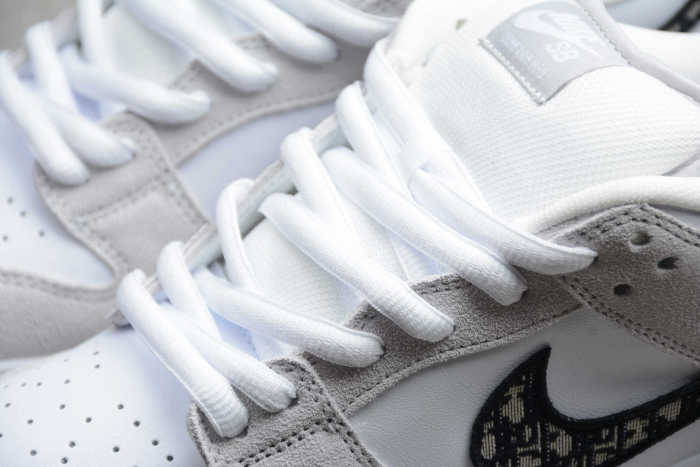 SB Dunk Dior Wolf Grey White BQ6817-002