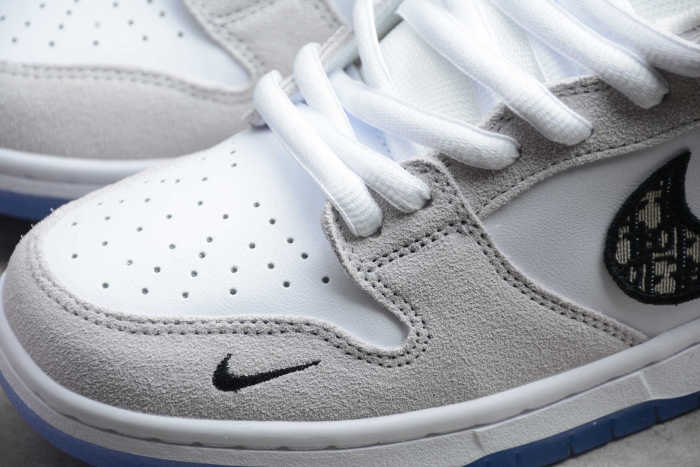 SB Dunk Dior Wolf Grey White BQ6817-002