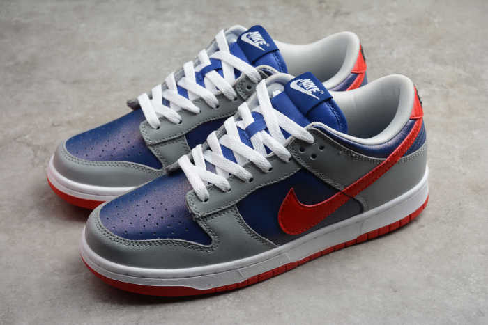 SB Dunk “Samba” Grey Blue Red CZ2667-400