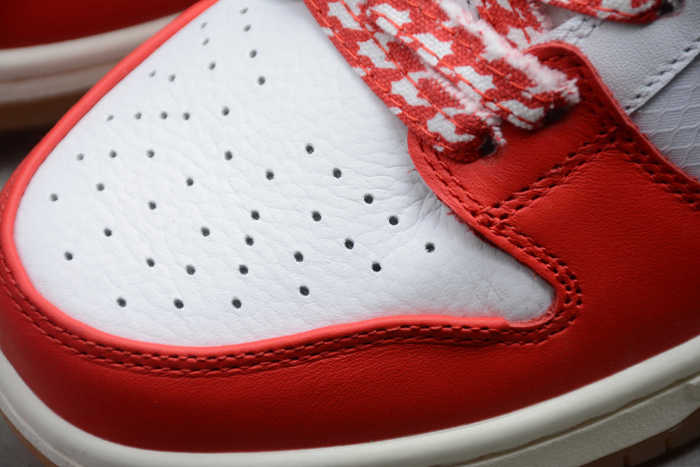 Frame Skate x SB Dunk Low “Habibi” White Red Black CT25