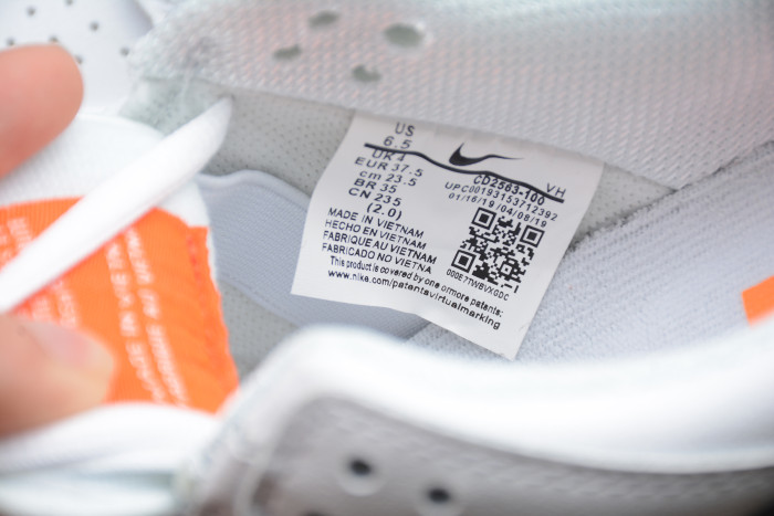 SB Dunk Low Orange Label White CD2563-100