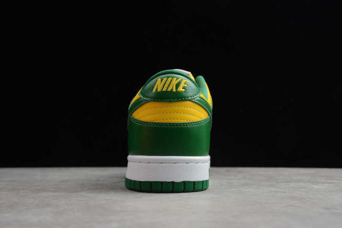 SB Dunk Low SP “Brazil” Yellow Green CU1727-700