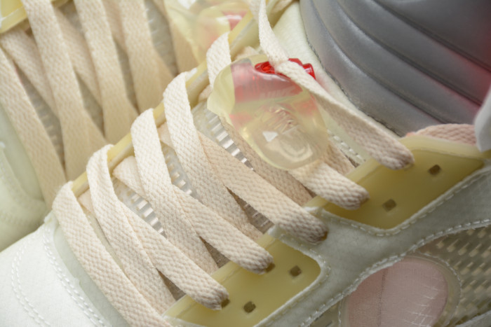 OFF-WHITE x Air Jordan 5 White Fire Red CT8480-002