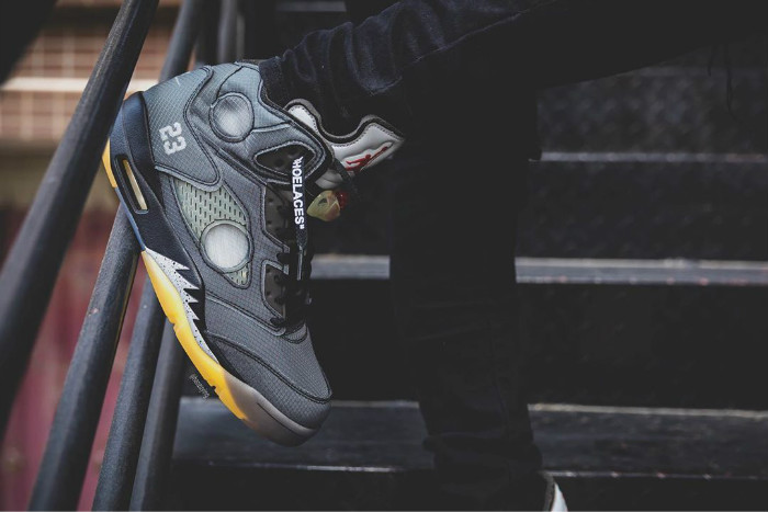 OFF-WHITE x Air Jordan 5 Retro SP “Muslin” CT8480-001