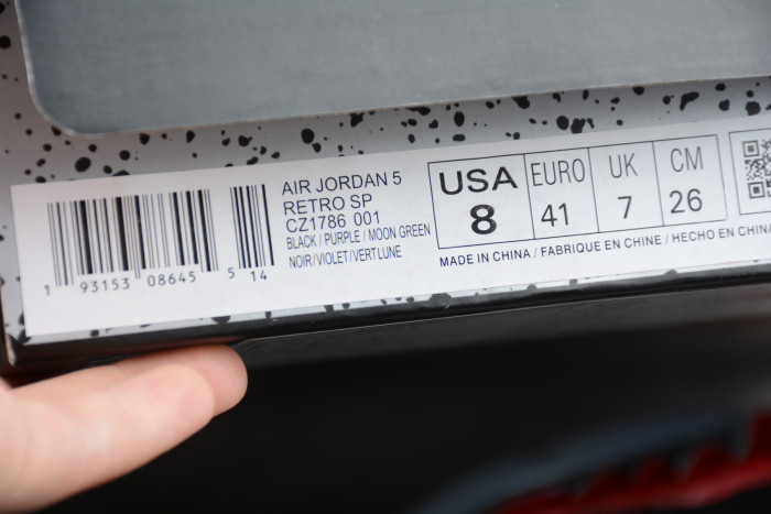 Air Jordan 5 “Top 3” Black Red CZ1786-001