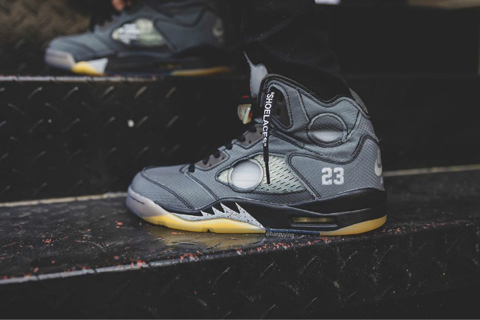 OFF-WHITE x Air Jordan 5 Retro SP “Muslin” CT8480-001