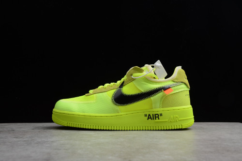 Off-White x Air Force 1 Low “Volt” 2.0 with Zip-Tie AO4606-700