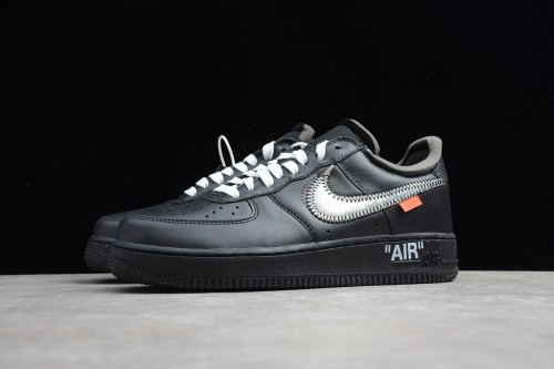 Conplex Con Off-White x MoMa x Air Force 1’07 Virgil Black with Zip-Tie AV5210-001