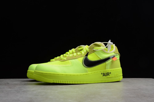 Off-White x Air Force 1 Low “Volt” 2.0 with Zip-Tie AO4606-700