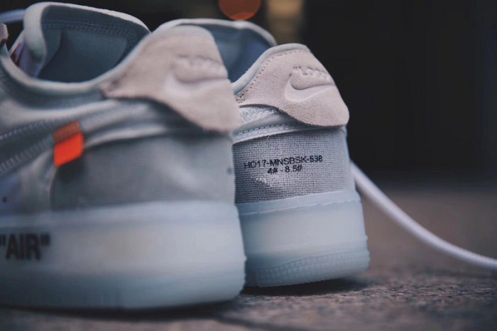 Off White x Air Force 1 Virgil Low White with Zip-Tie A04606-100