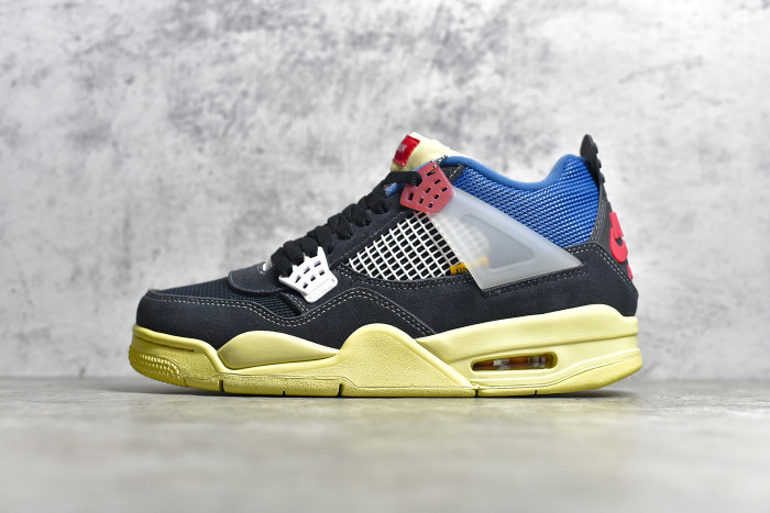 Air Jordan 4 X Union “Off Noir” Black Blue CD9533-001