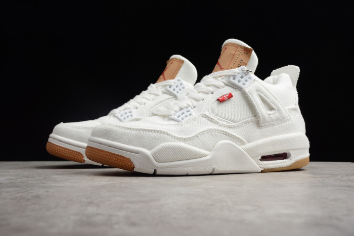 Levi's x Air Jordan 4 “White” AO2571-100