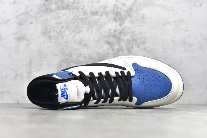 Fragment x TS x Air Jordan 1 High OG SP “Military Blue” TS White Blue DH3227-105