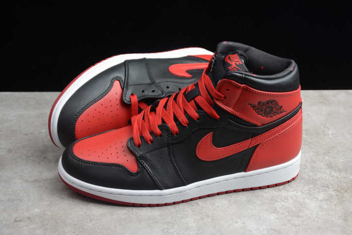 Air Jordan 1 Retro High Ban Black Varsity Red White 432001-001