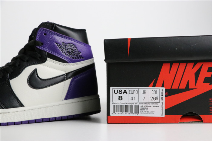 Air Jordan 1 “Court Purple” 555088-501