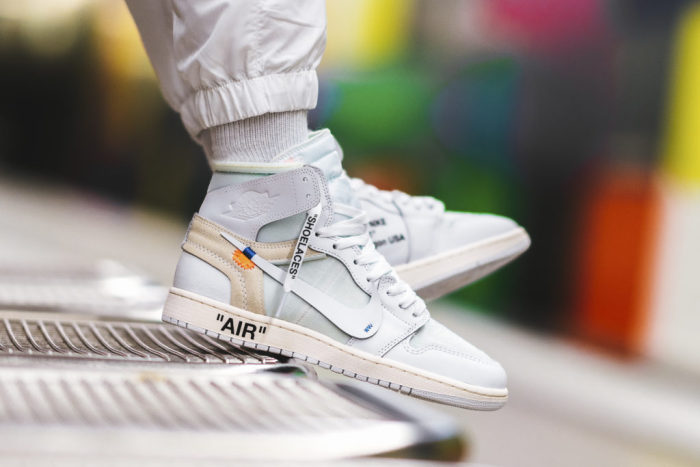 OFF-WHITE x Air Jordan 1 “White” AQ0818-100