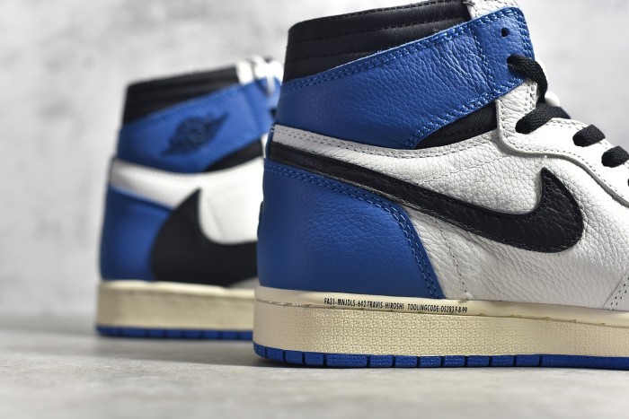 Fragment x TS x Air Jordan 1 High OG SP “Military Blue” TS White Blue DH3227-105