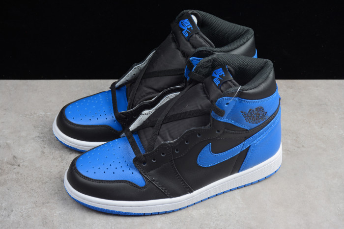 Air Jordan 1 OG High “Royal” Black Blue 555088-007