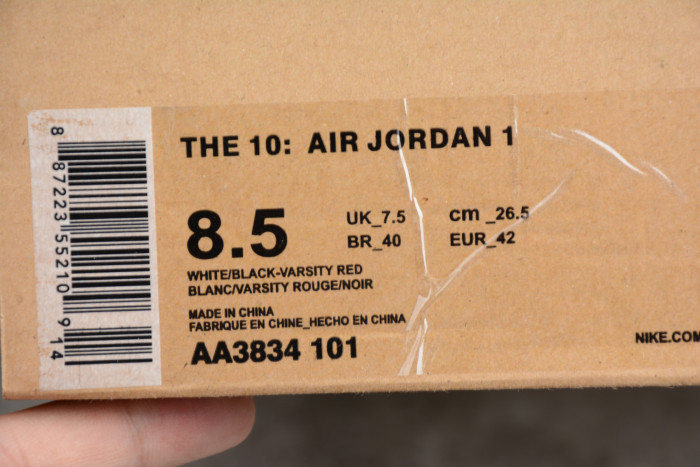 Virgil Abloh Off-White x Air Jordan 1 Retro High OG Chicago AA3834-101