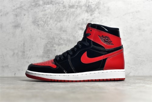 Air Jordan 1 Retro High OG Bred Patent 555088-063