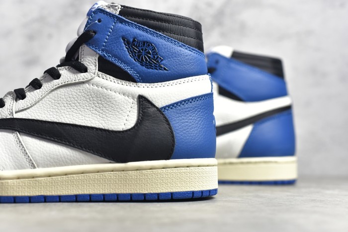 Fragment x TS x Air Jordan 1 High OG SP “Military Blue” TS White Blue DH3227-105