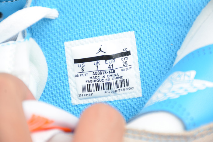 OFF-WHITE x Air Jordan 1 “Powder Blue” AQ0818-148