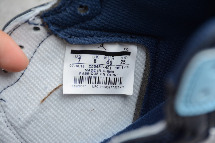 Air Jordan 1 Retro High OG “UNC Patent” CD0461-401