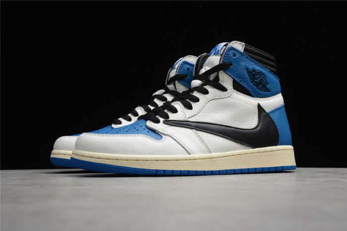 Fragment x TS x Air Jordan 1 High OG SP “Military Blue” TS White Blue DH3227-105