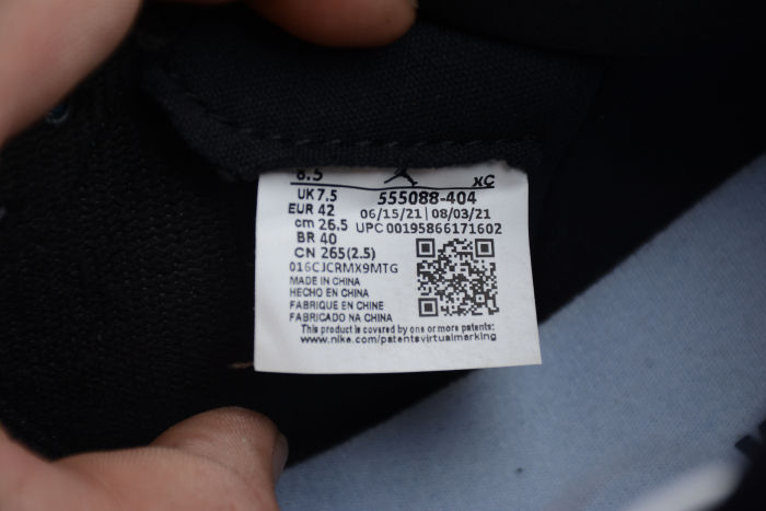 Air Jordan 1 High OG Datk Marina Blue 555088-404