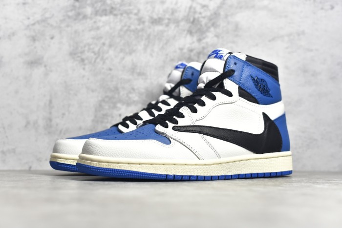 Fragment x TS x Air Jordan 1 High OG SP “Military Blue” TS White Blue DH3227-105
