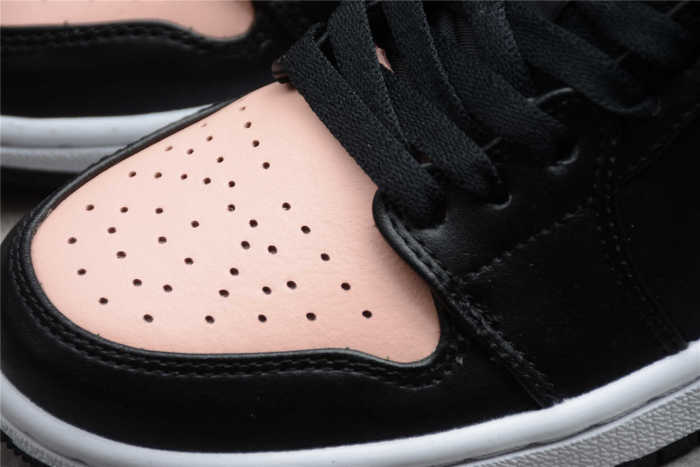 Air Jordan 1 Low “Crimson Tint” Black Pink 553558-034