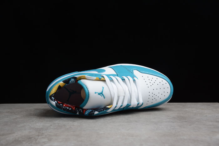Air Jordan 1 Low SE Barcelona Cyber Teal DC6991-400