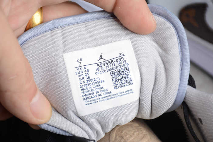 Air Jordan 1 Low Black Lt Smoke Grey 5553558-039