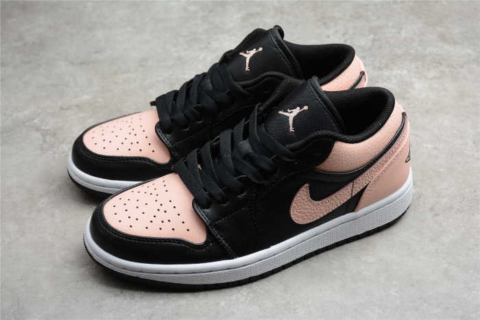 Air Jordan 1 Low “Crimson Tint” Black Pink 553558-034