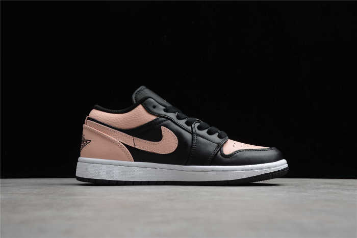 Air Jordan 1 Low “Crimson Tint” Black Pink 553558-034