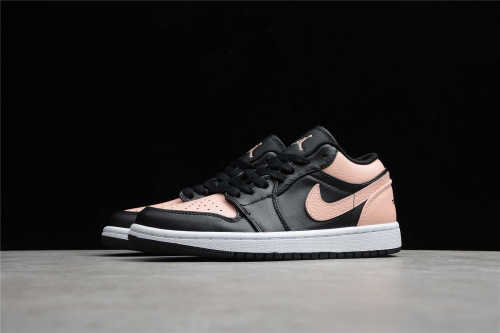 Air Jordan 1 Low “Crimson Tint” Black Pink 553558-034