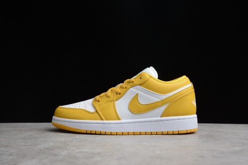 Air Jordan 1 Low 'Pollen' White Yellow 553560-171