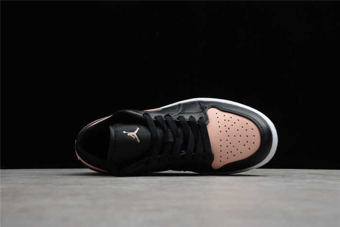 Air Jordan 1 Low “Crimson Tint” Black Pink 553558-034