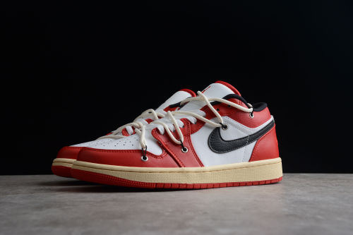 Air Jordan 1 Low Black Red Chicago 553558-118