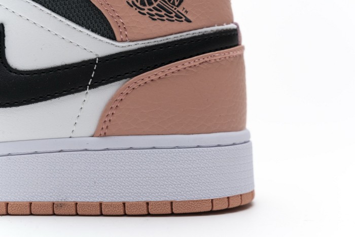 Air Jordan 1 Mid Pink Quartz 555112-603