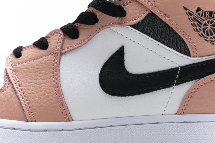 Air Jordan 1 Mid Pink Quartz 555112-603