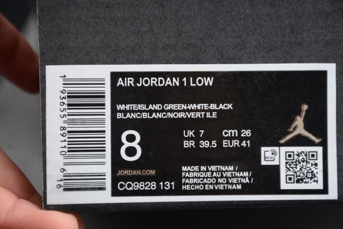 Air Jordan 1 Low 'Island Green' CQ9828-131