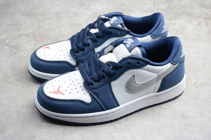 Air Jordan 1 Low SB Midnight Navy Ember Glow CJ7891-400