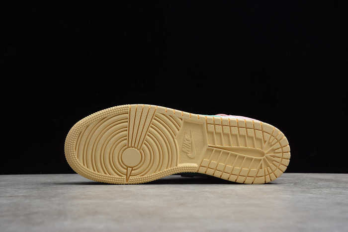 Air Jordan 1 Mid Paint Drip DD1666-100