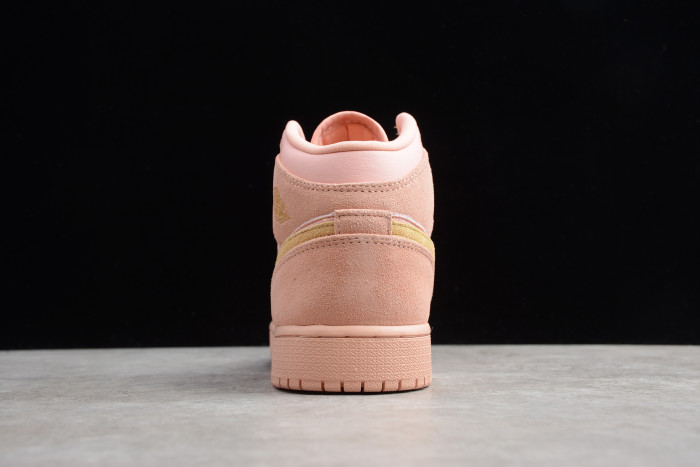 Air Jordan 1 Mid Coral Gold 852542-600