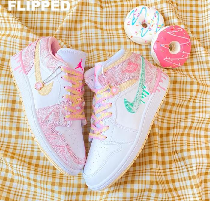 Air Jordan 1 Mid Paint Drip DD1666-100